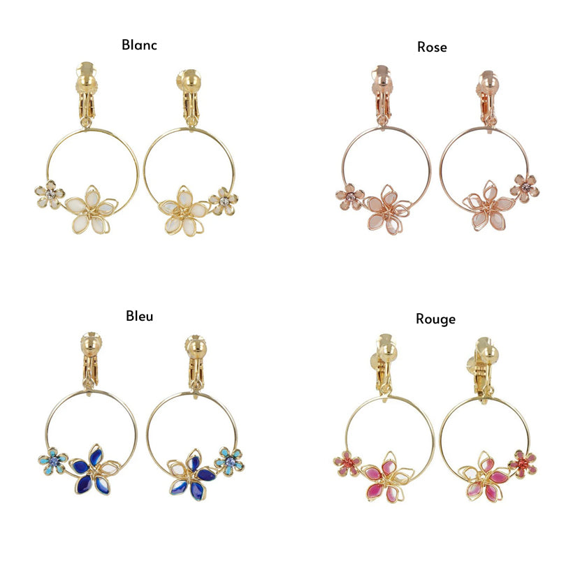 Anneau délicatement fleuri