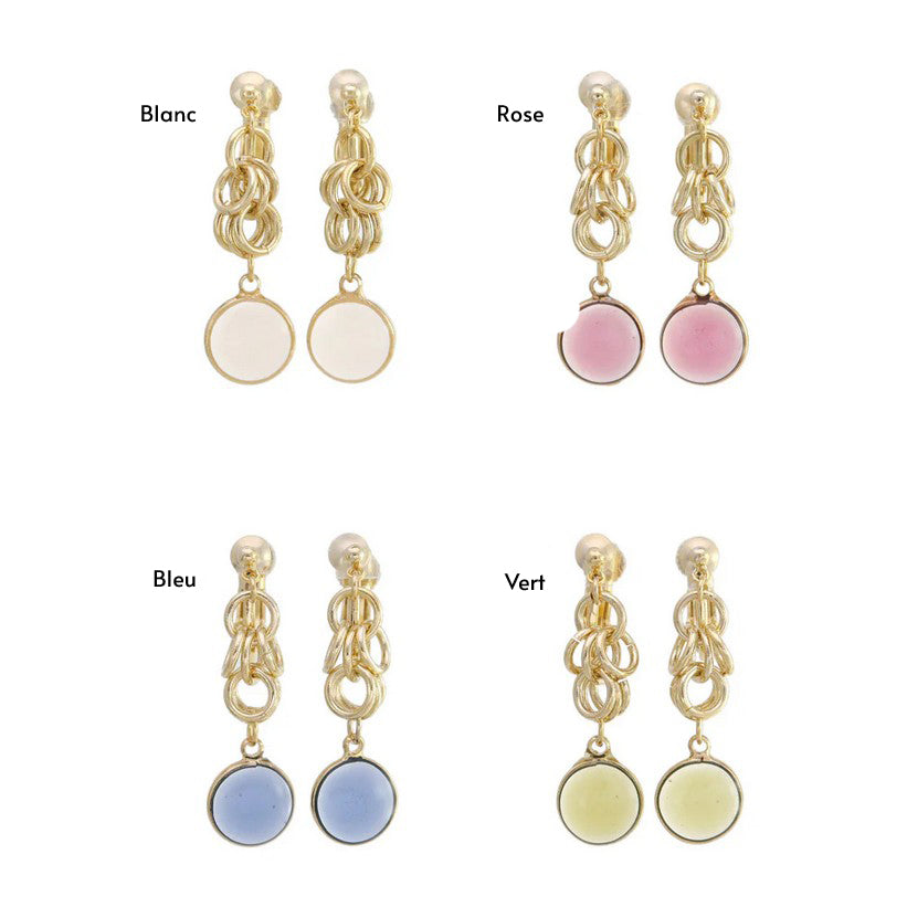 Goutte colorée et chaînons