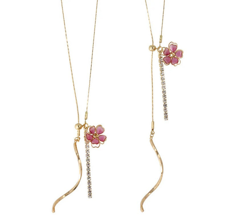 Sautoir fleur de sakura