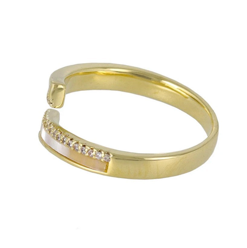 Bague nacrée