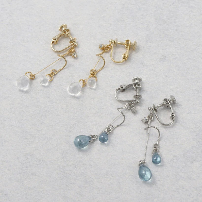 Goutte d'eau en boucles