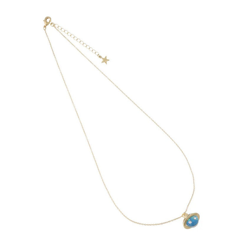 Collier Saturne Hollographique