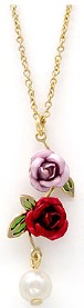 Collier jolies roses