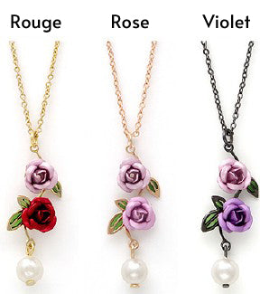 Collier jolies roses