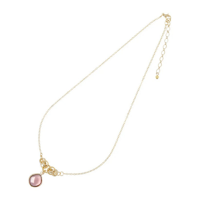 Collier goutte et maillons