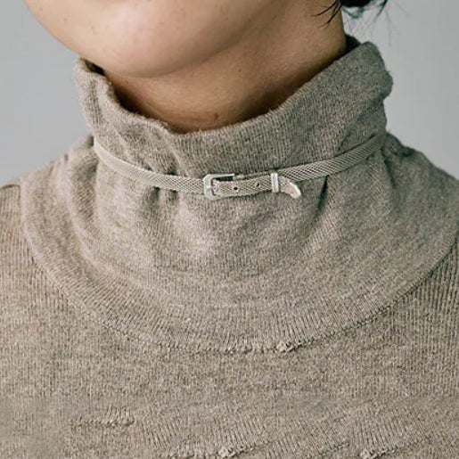 Collier et bracelet en mailles