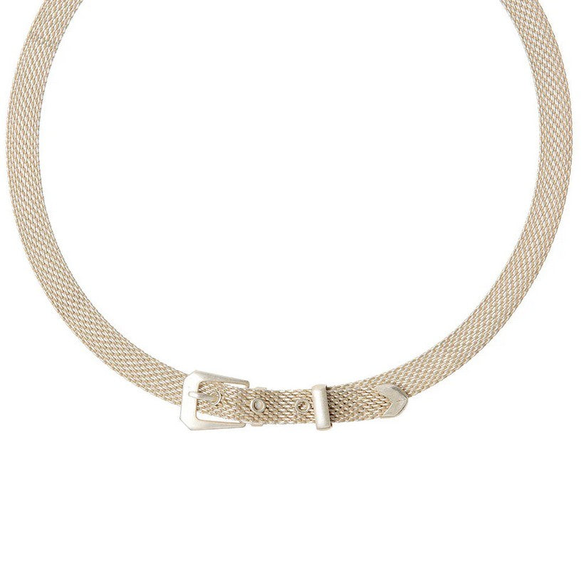 Collier et bracelet en mailles