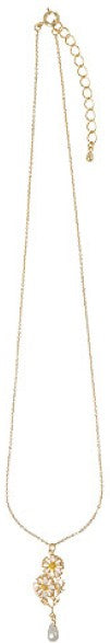 Collier marguerite et perle