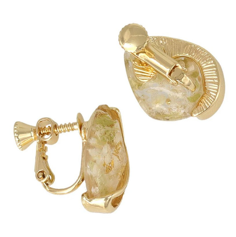 Boucles de fleurs séchées