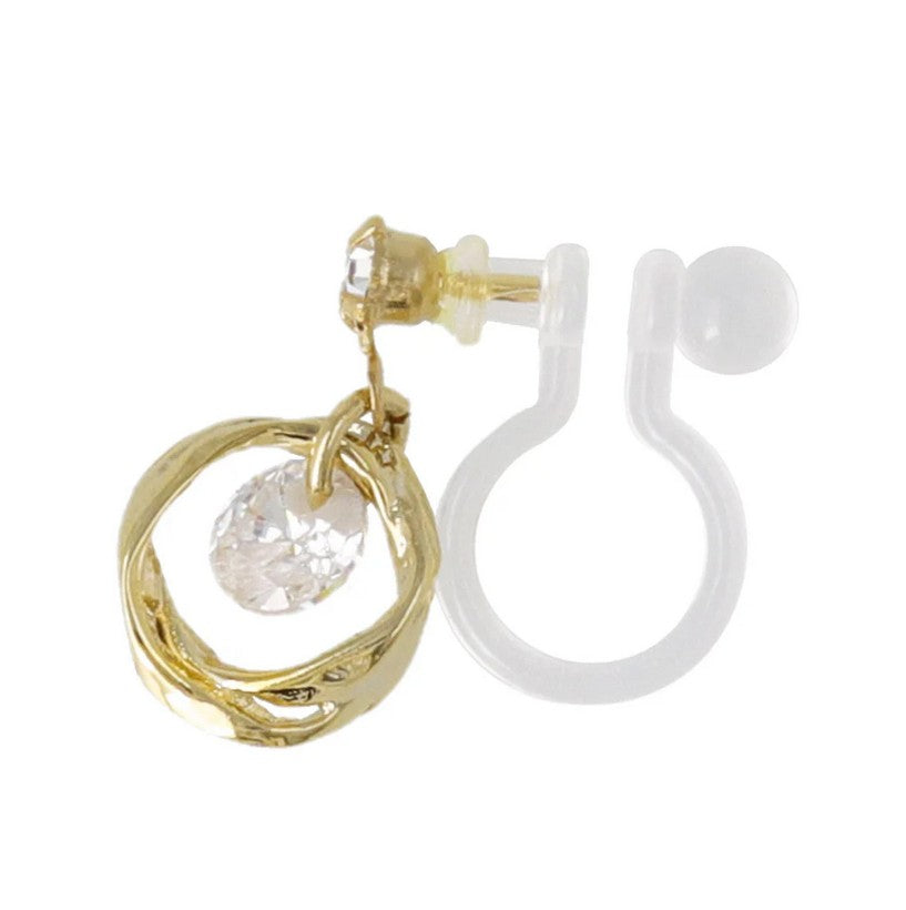 Cercles torsadés et strass