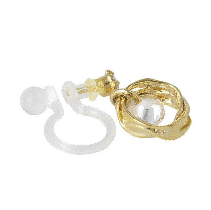 Cercles torsadés et strass