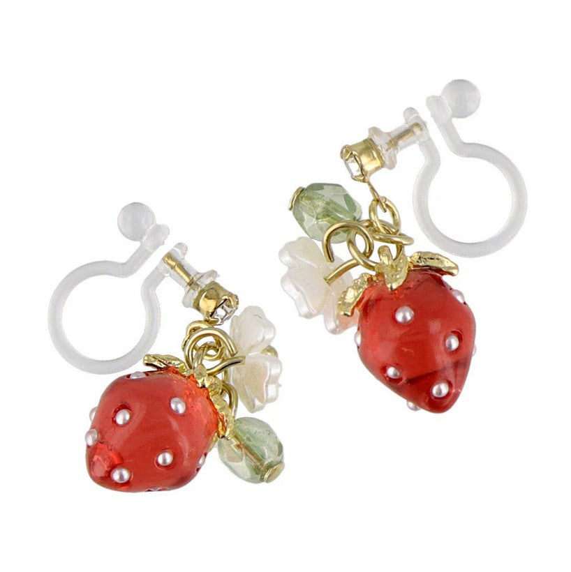 Fraises en fleurs